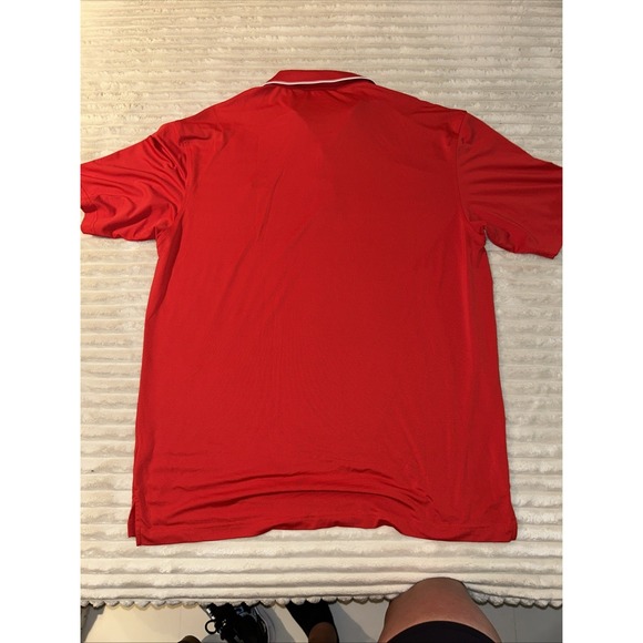 Perlis Crawfish Performance Men's Polo Golf Shirt Red Size XL - Picture 7 of 7